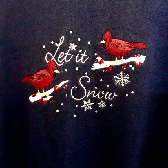 Let It Snow Sweat Shirt - Picture 2 of 6